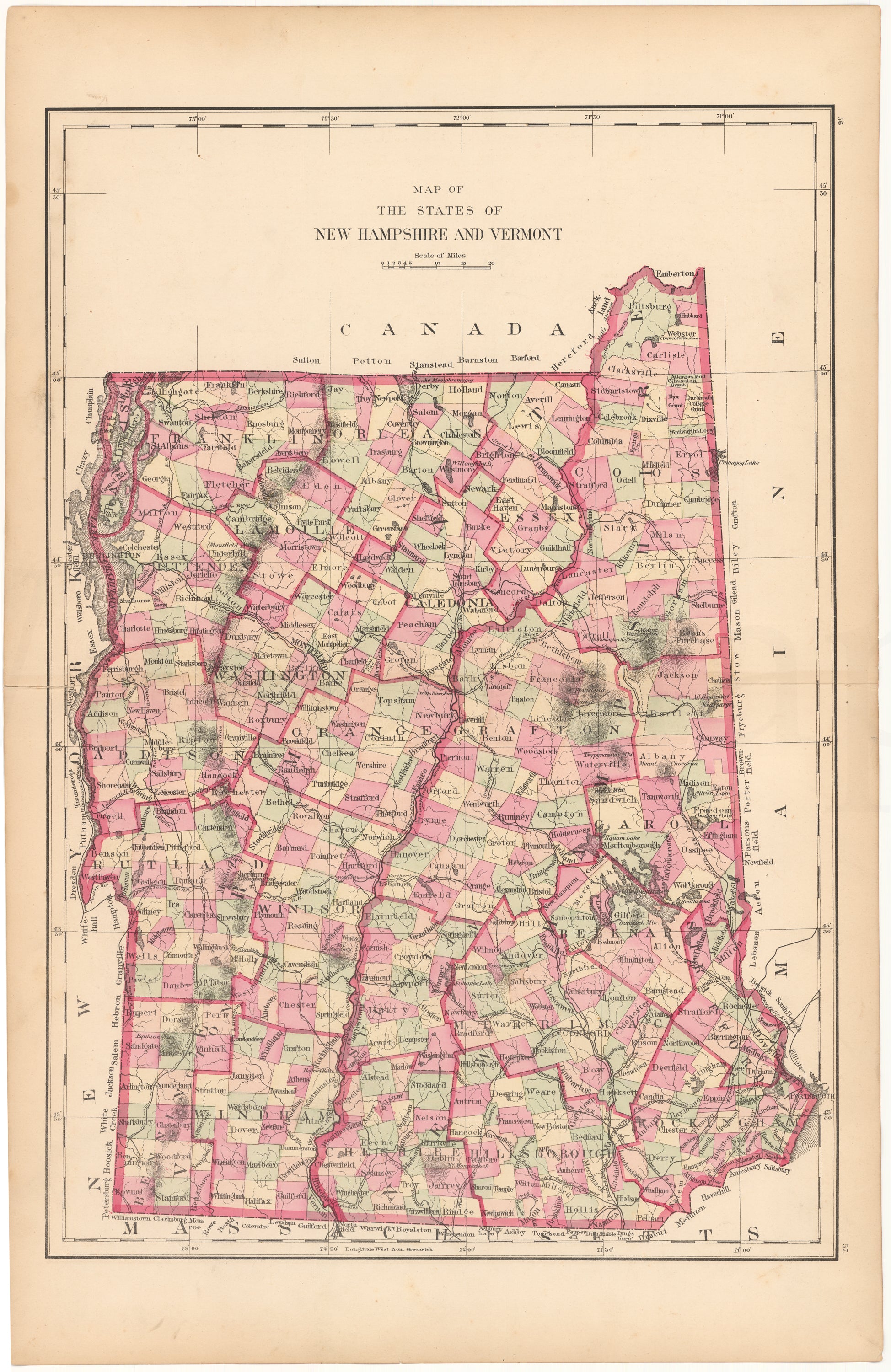 Atlas of New Hampshire 1877 – WardMaps LLC