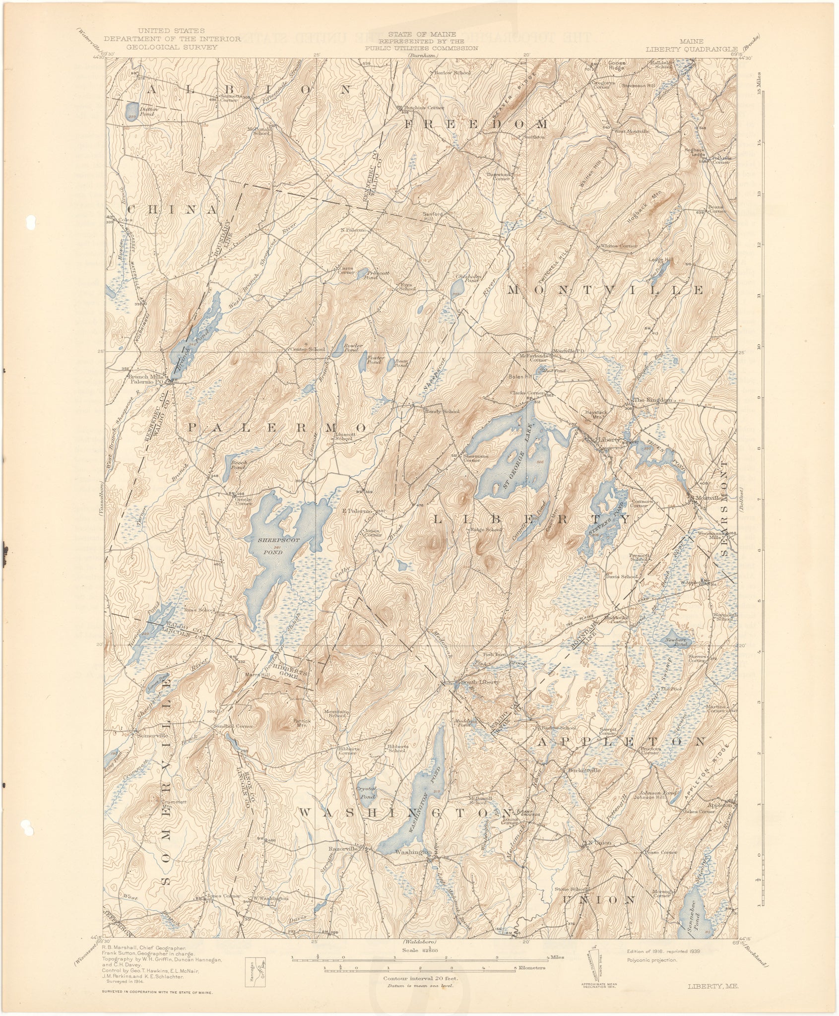 Maine Topographic Maps WardMaps LLC