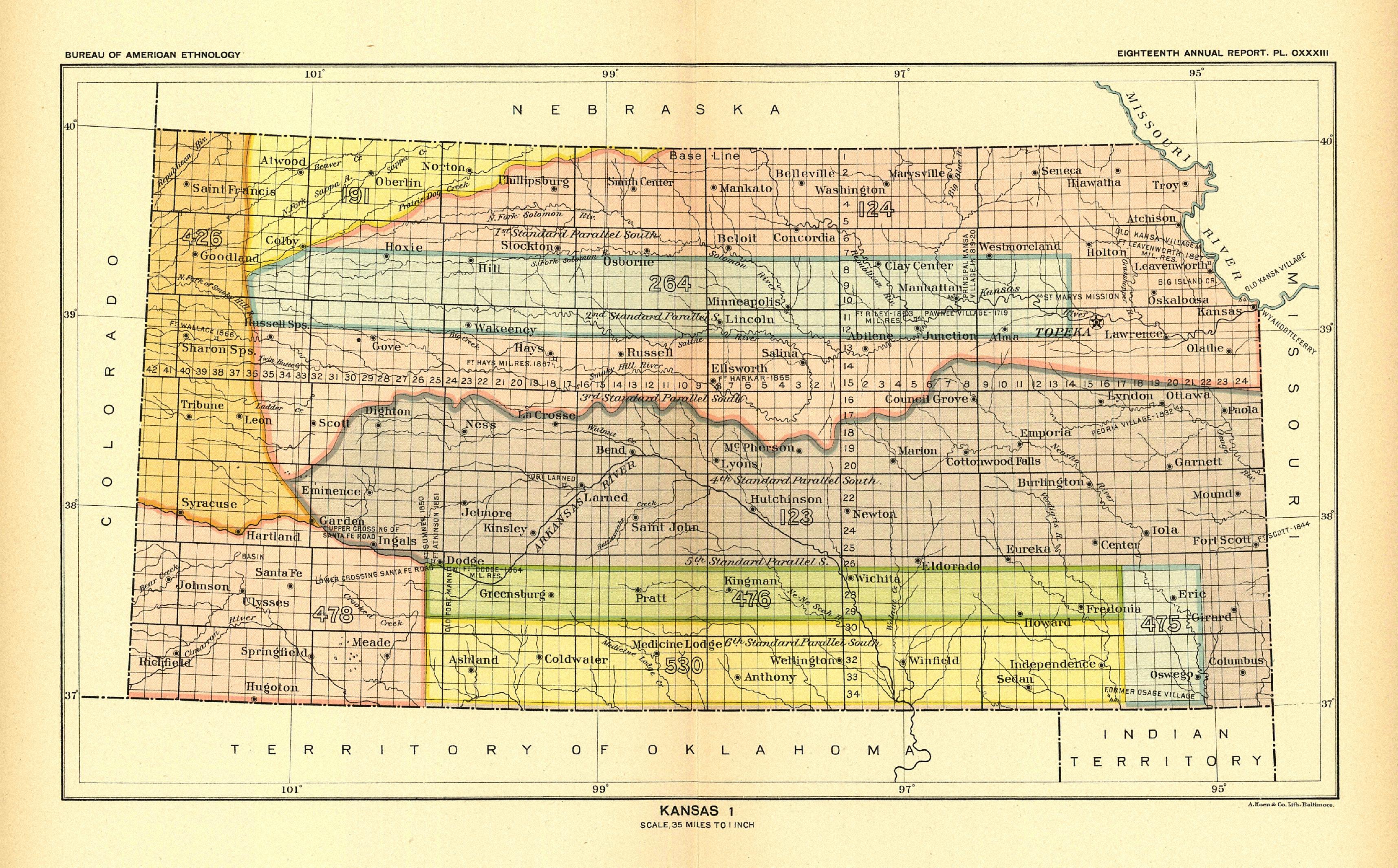 Indigenous Peoples' Land Cessions in the United States 1896-97 ...
