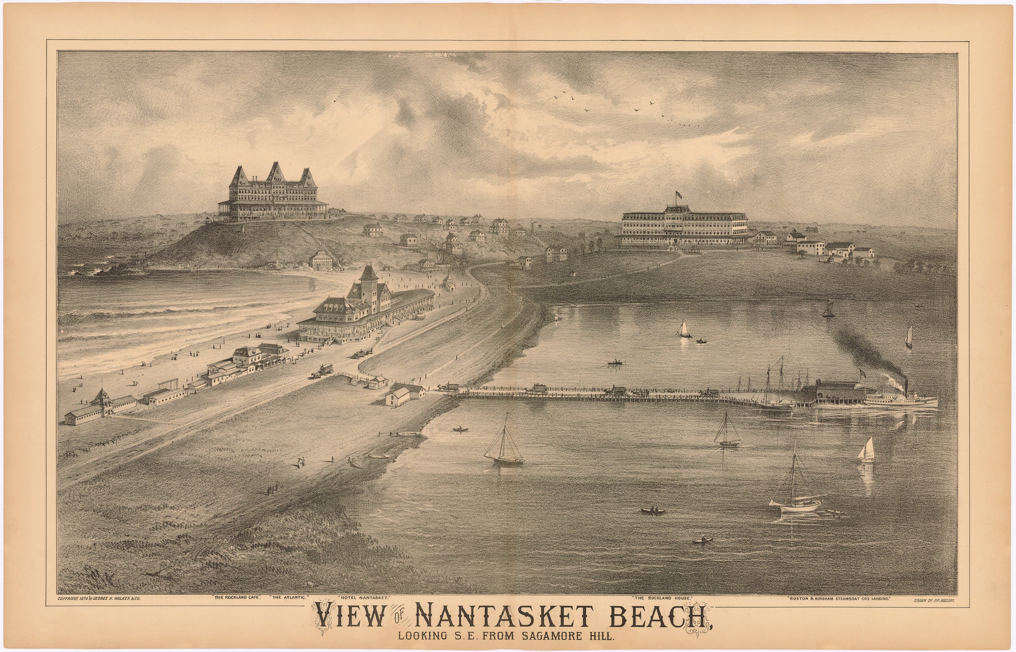 Nantasket Beach View 1879