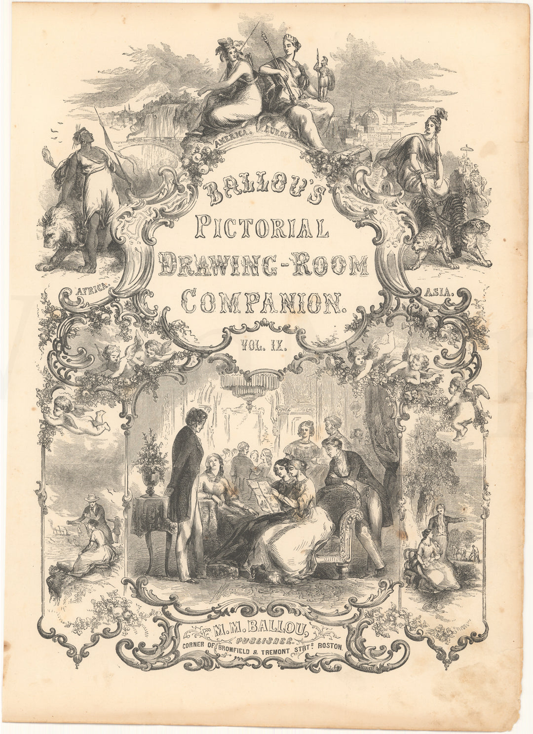 Ballou's Pictorial Vol IX 1855 July-Dec