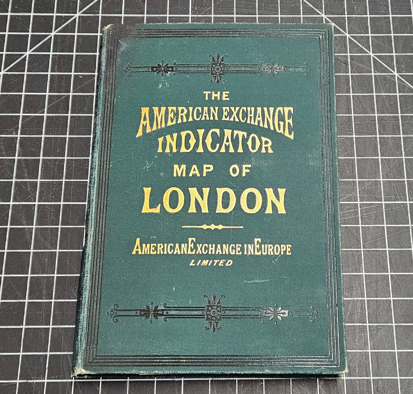 London, England 1885 (American Exchange Indicator Map of London)