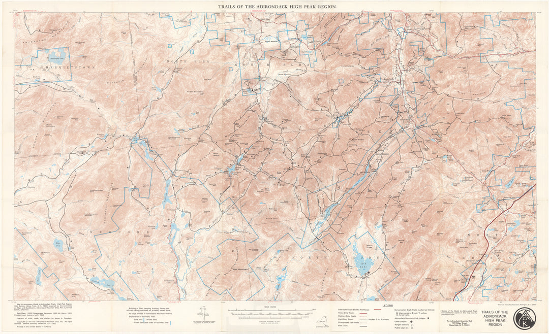 Adirondacks High Peak Region, New York 1980