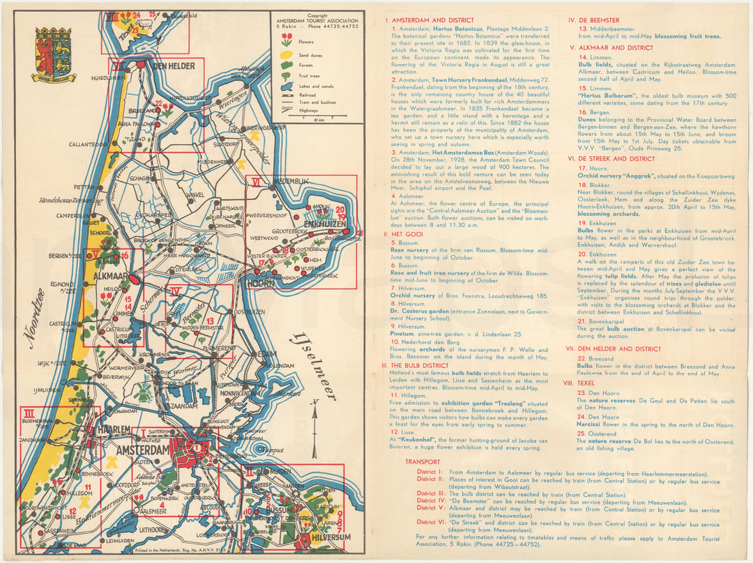 Amsterdam Region, Netherlands Circa 1949