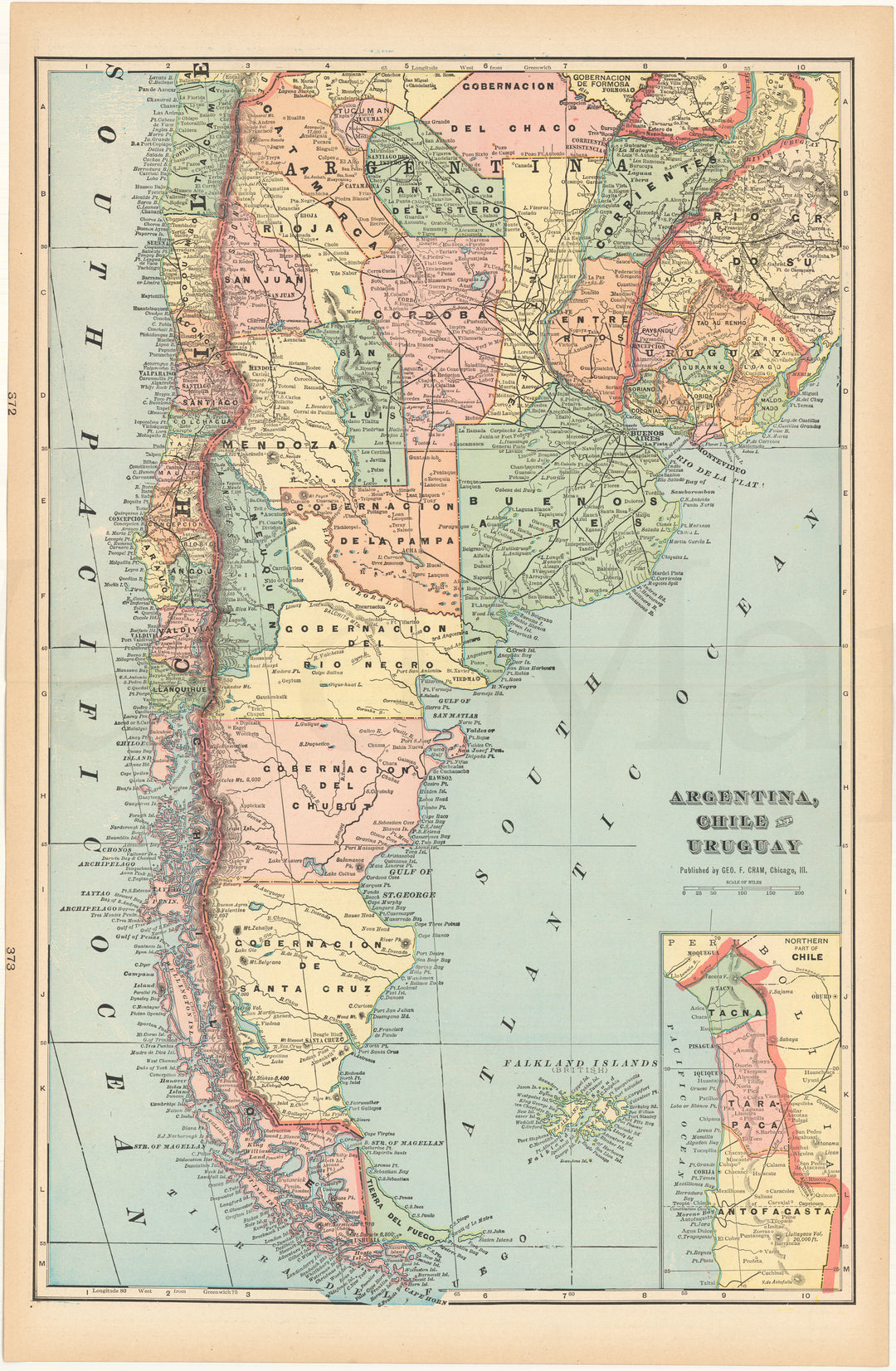 Argentina, Chile, and Uruguay 1903
