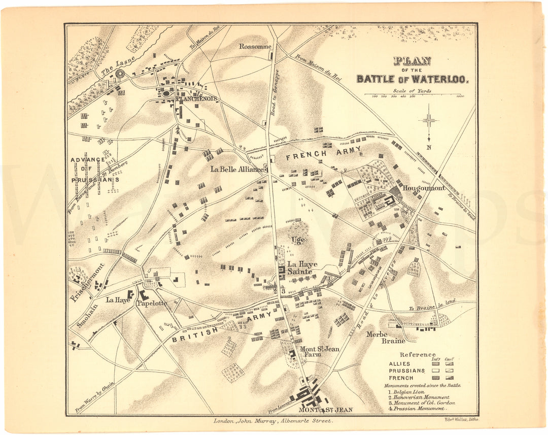 Battle of Waterloo, Belgium 1889