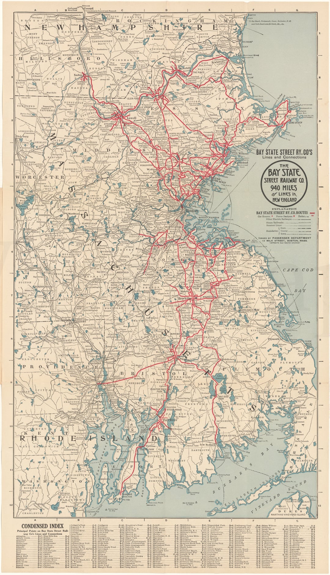 Bay State Street Railway Co. System (Massachusetts, New Hampshire, and Rhode Island)