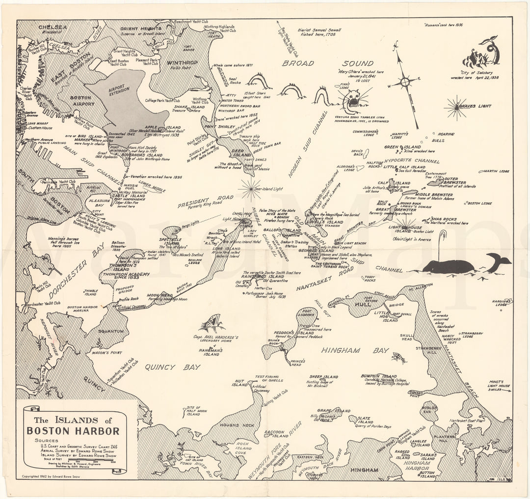 Boston Harbor Islands, Massachusetts 1962