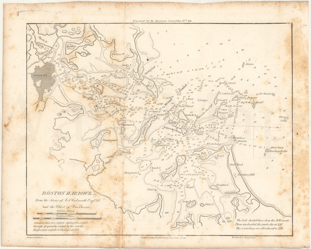 Boston Harbor, Massachusetts 1854