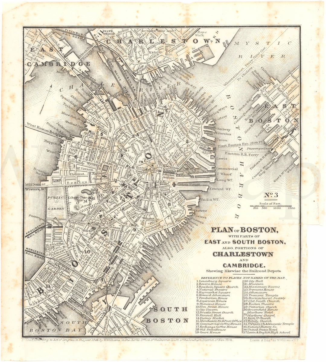 Boston, Massachusetts 1850 (Williams)