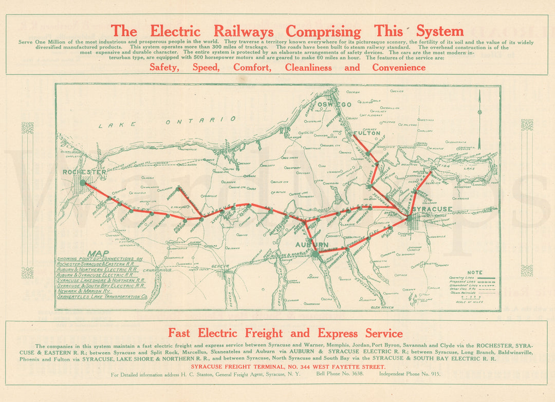 Electric Railways of Central and Western New York 1910