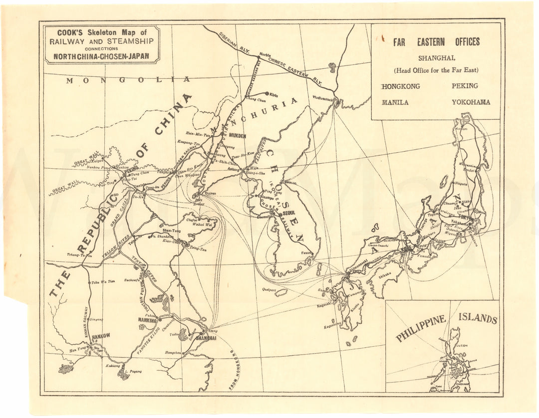 China, Korea, and Japan 1917