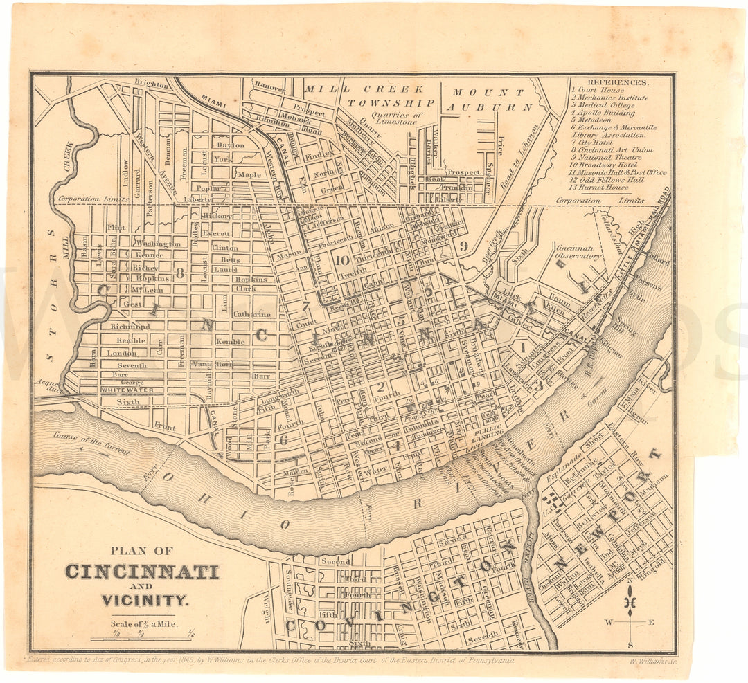 Cincinnati, Ohio 1850