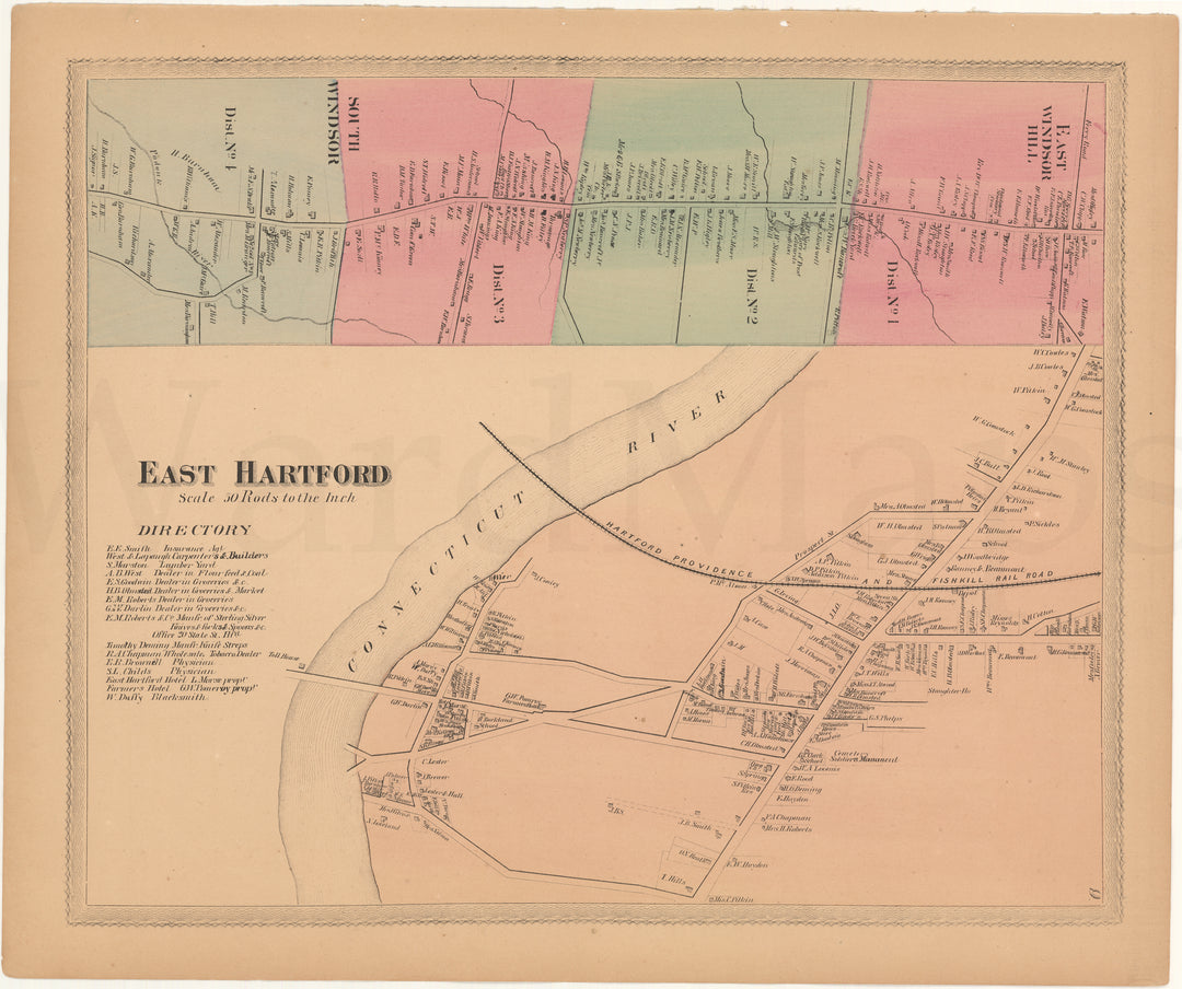 East Hartford, Connecticut 1869