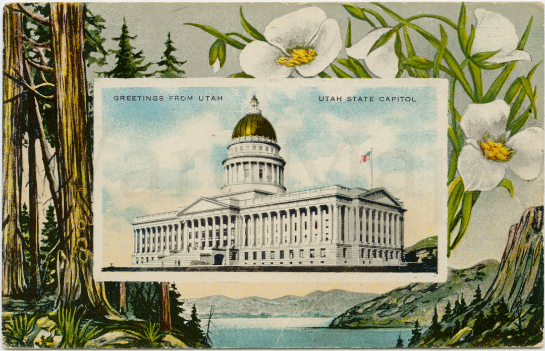 Greetings From Utah Postcard