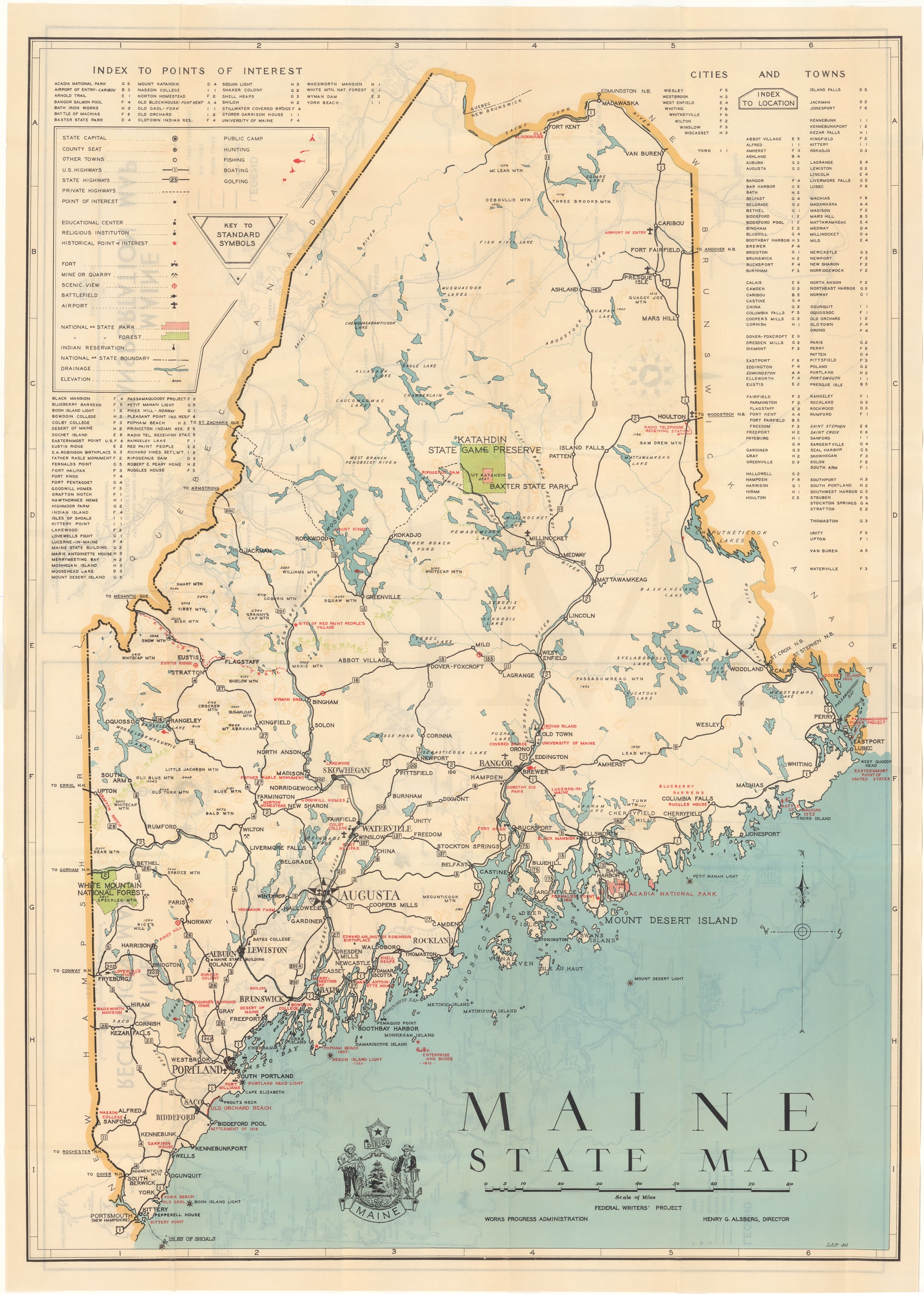 Maine 1937 Side A – Wardmaps Llc