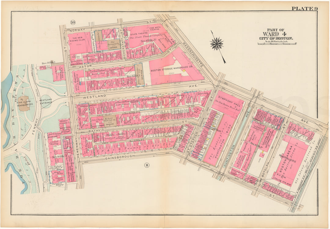 Boston, Massachusetts 1931 Plate 009