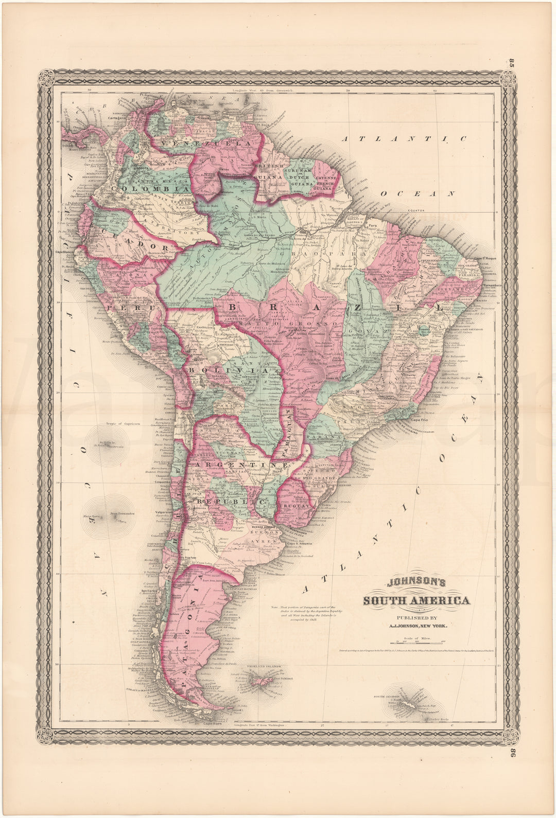 South America 1870
