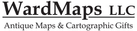 WardMaps LLC Antique Maps & Cartographic Gifts Logo. Link to Homepage.