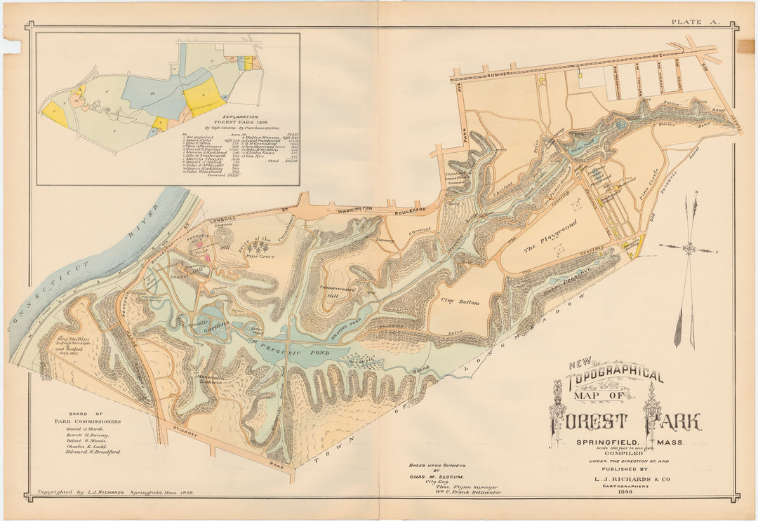 Springfield, Massachusetts 1899 Forest Park