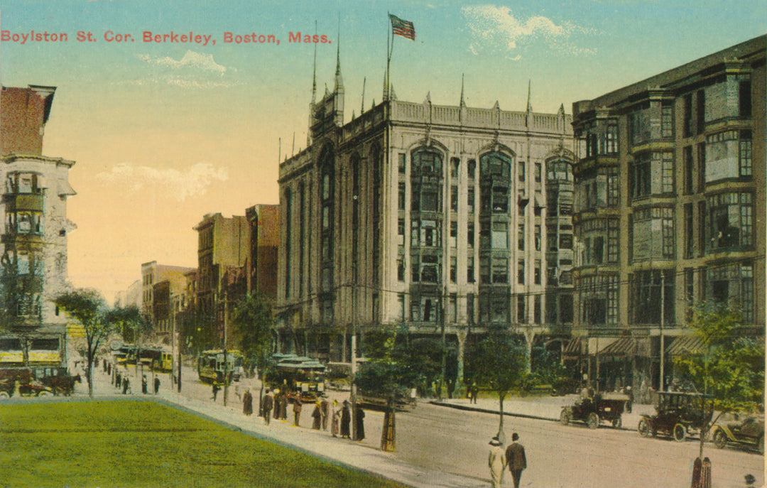 Boylston Street at Berkeley Street, Boston, Massachusetts