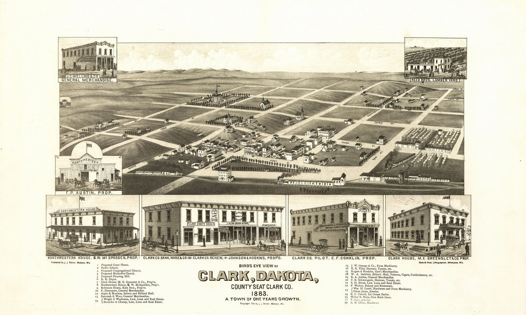 Clark, South Dakota 1883