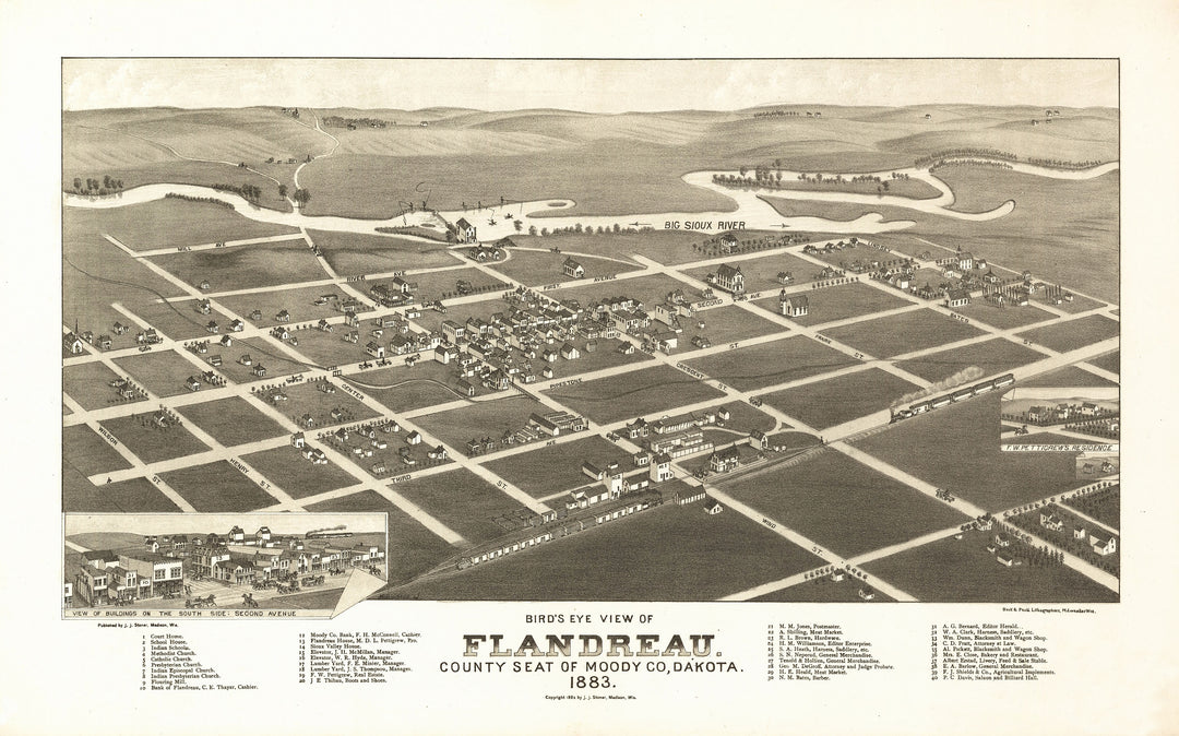 Flandreau, South Dakota 1883