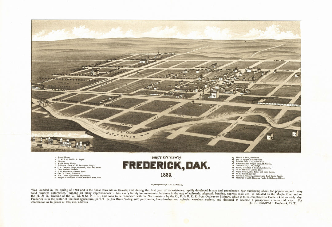 Frederick, South Dakota 1883