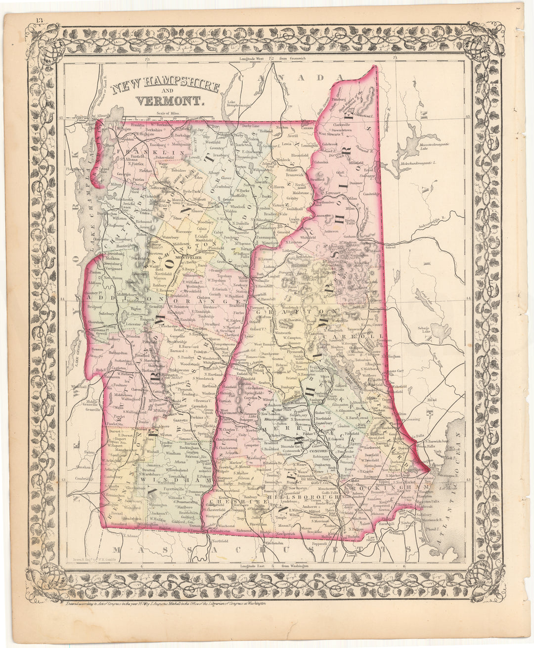 New Hampshire and Vermont 1875