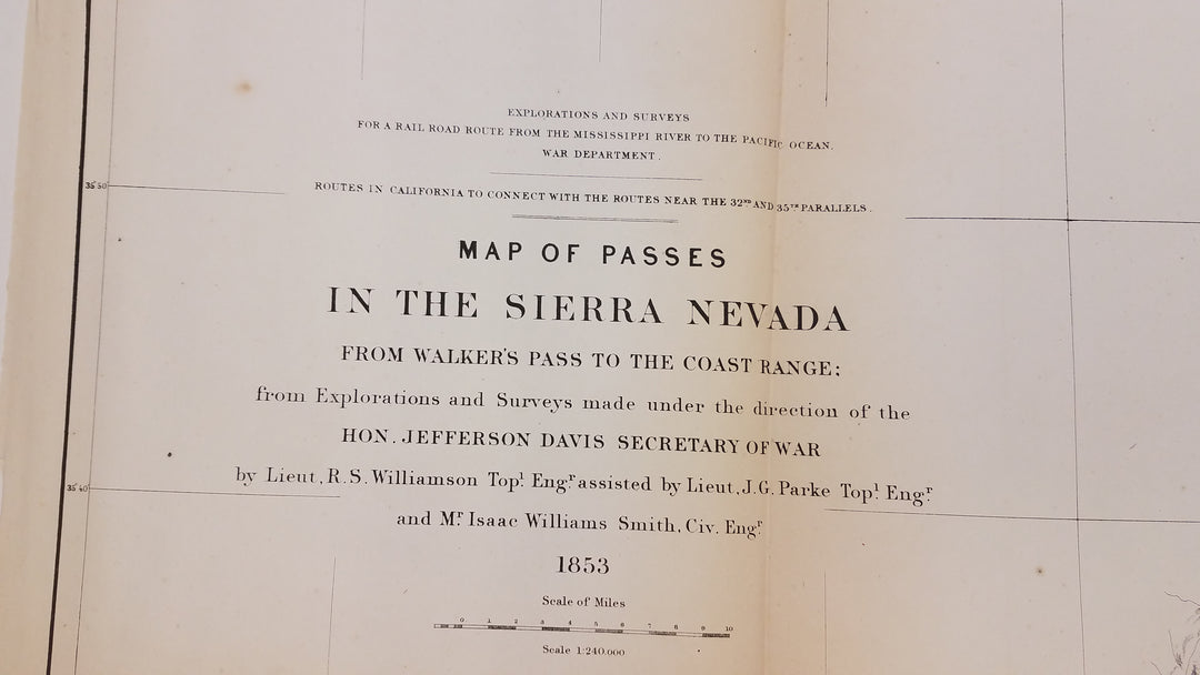 Passes In The Sierra Nevada (California) 1853