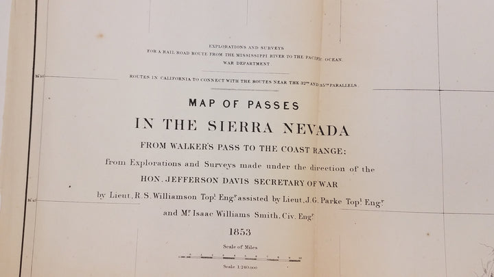 Passes In The Sierra Nevada (California) 1853