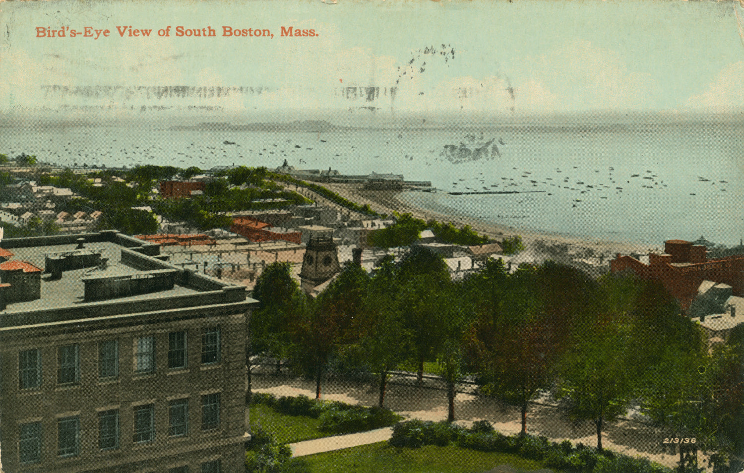 South Boston Massachusetts Birds Eye View – Wardmaps Llc