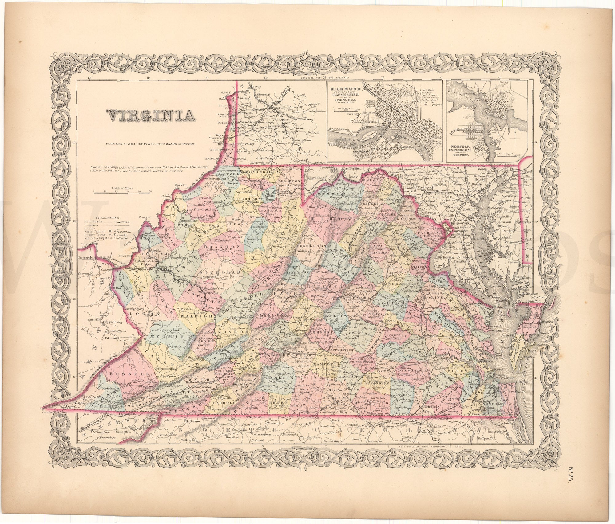 Virginia 1856 – WardMaps LLC