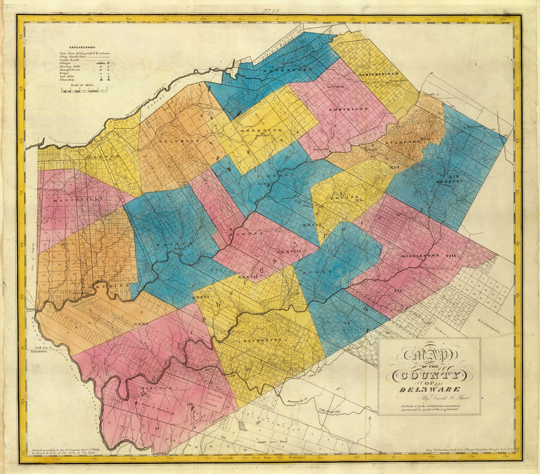 Delaware County, New York 1829