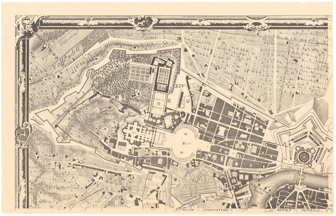Rome, Italy 1748: Plate A1 (Northwest, Vatican City)