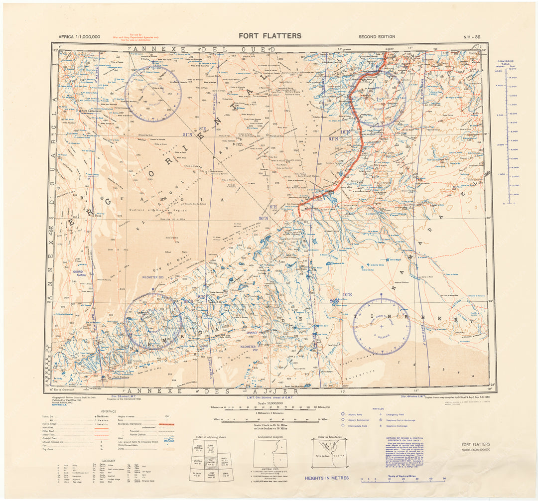 Algeria (Eastern), Lybia (Western), and Tunisia (Southern) 1942