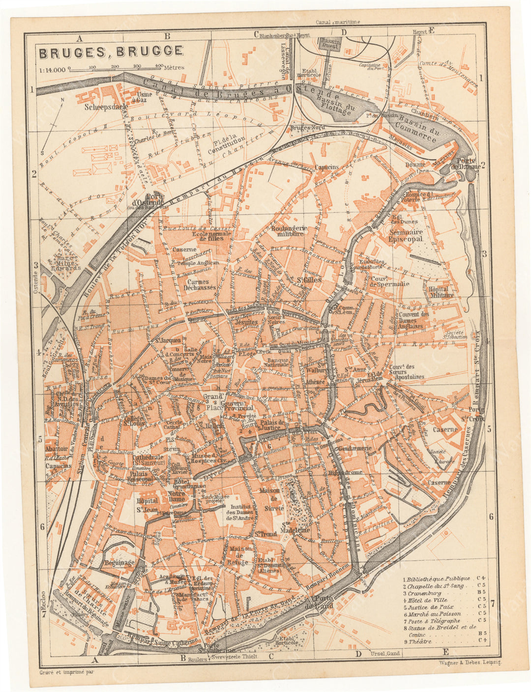 Bruges, Belgium 1910
