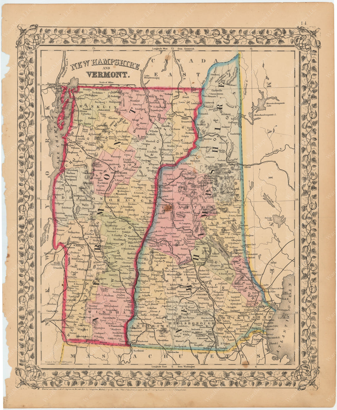 New Hampshire and Vermont 1867
