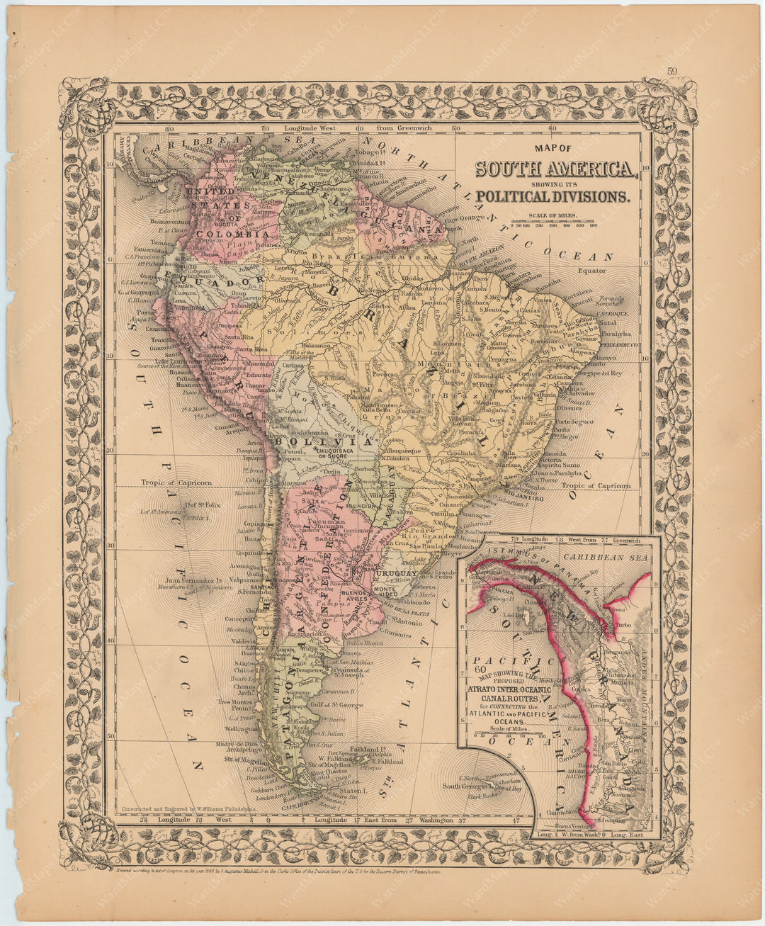 South America 1867