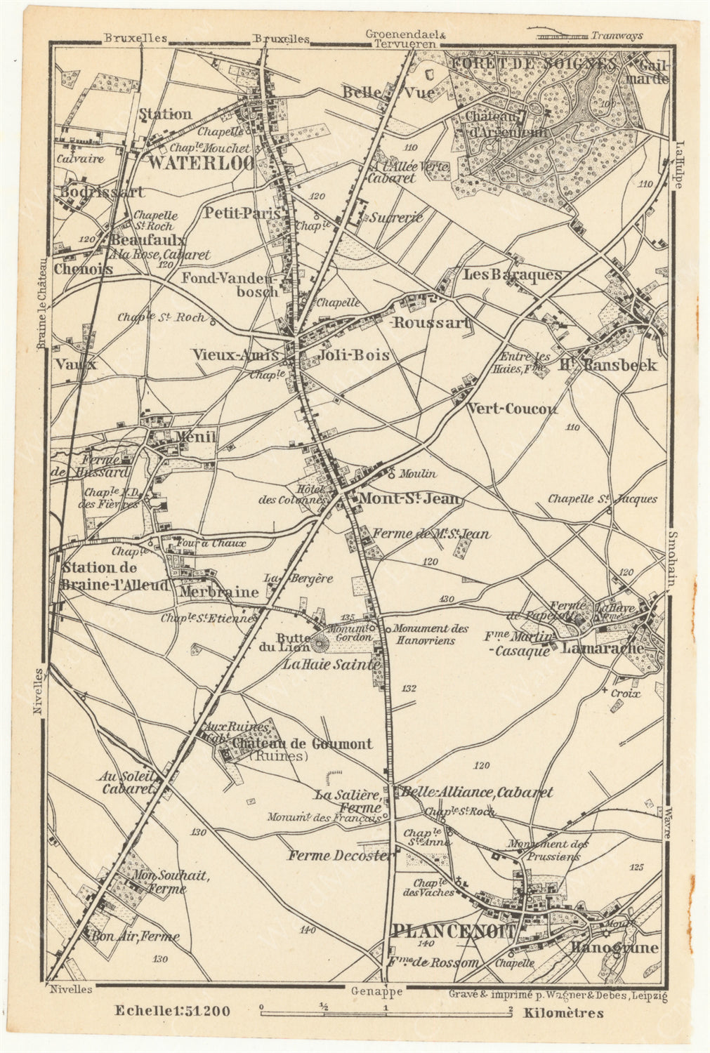 Battle of Waterloo Region, Belgium 1910