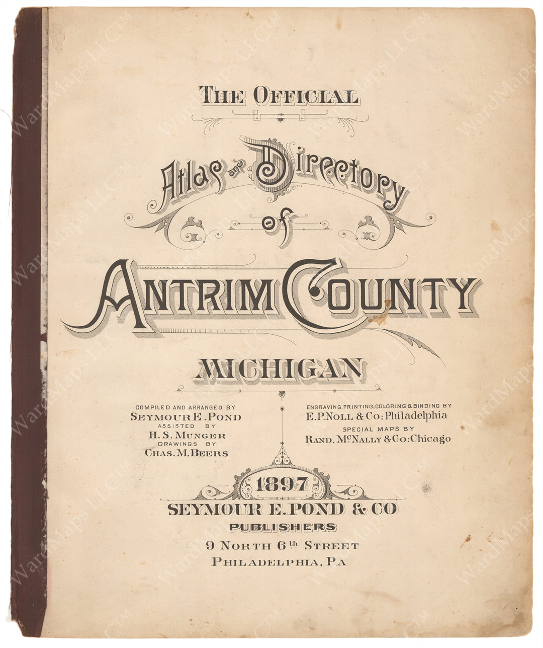 Antrim County, Michigan 1897 Title Page