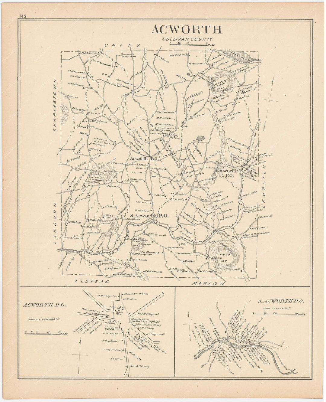 Acworth, New Hampshire 1892