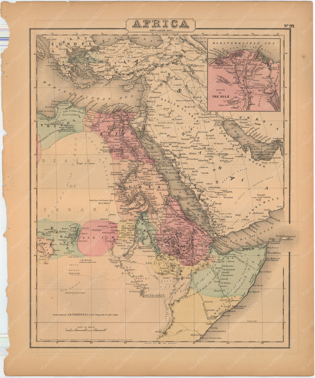 Africa (Northeastern Part) 1857