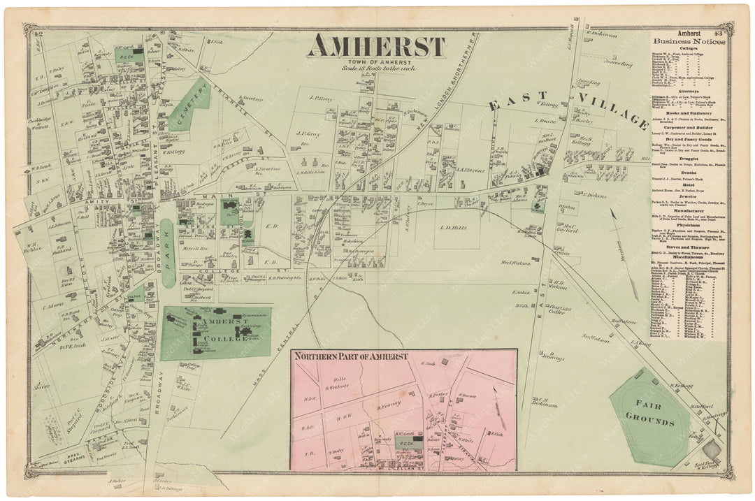 Amherst, Massachusetts 1873