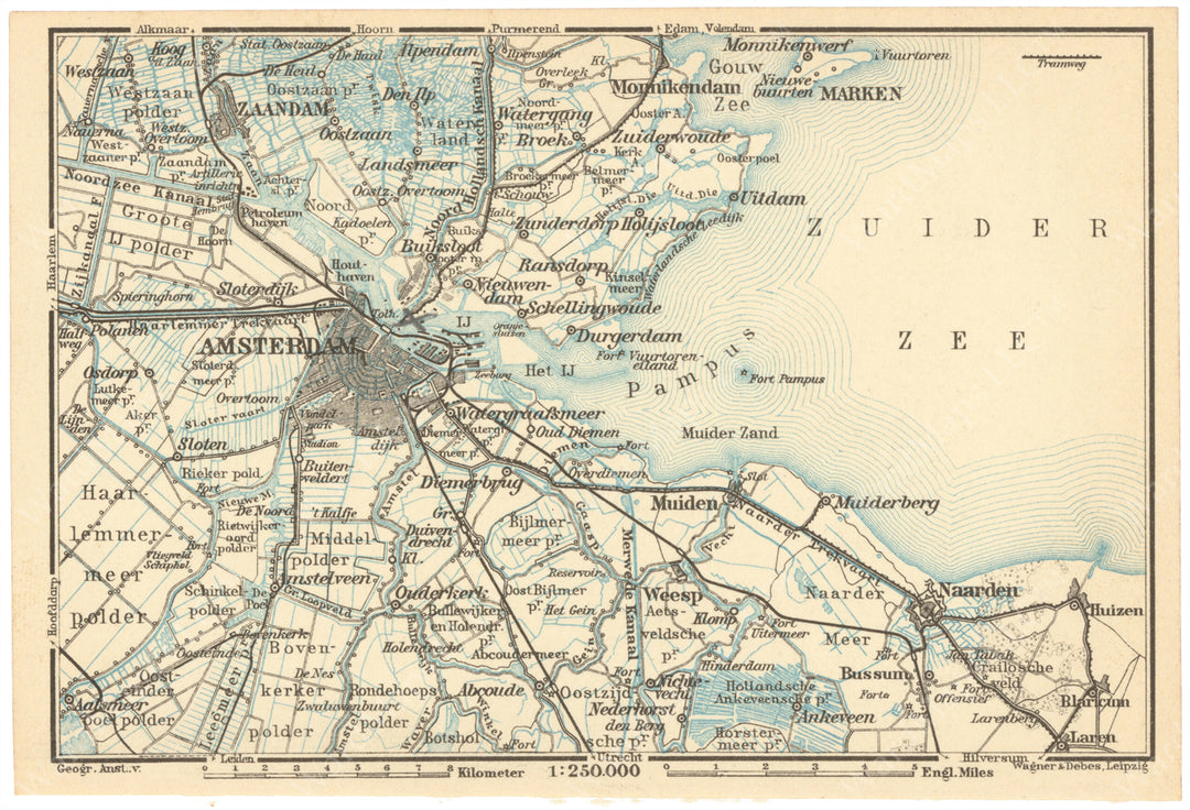Amsterdam and Environs, Netherlands 1927