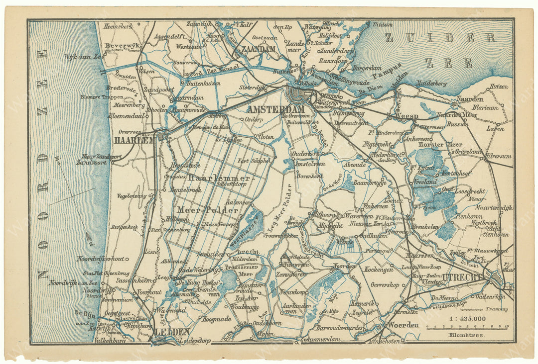 Amsterdam Region, Netherlands 1885