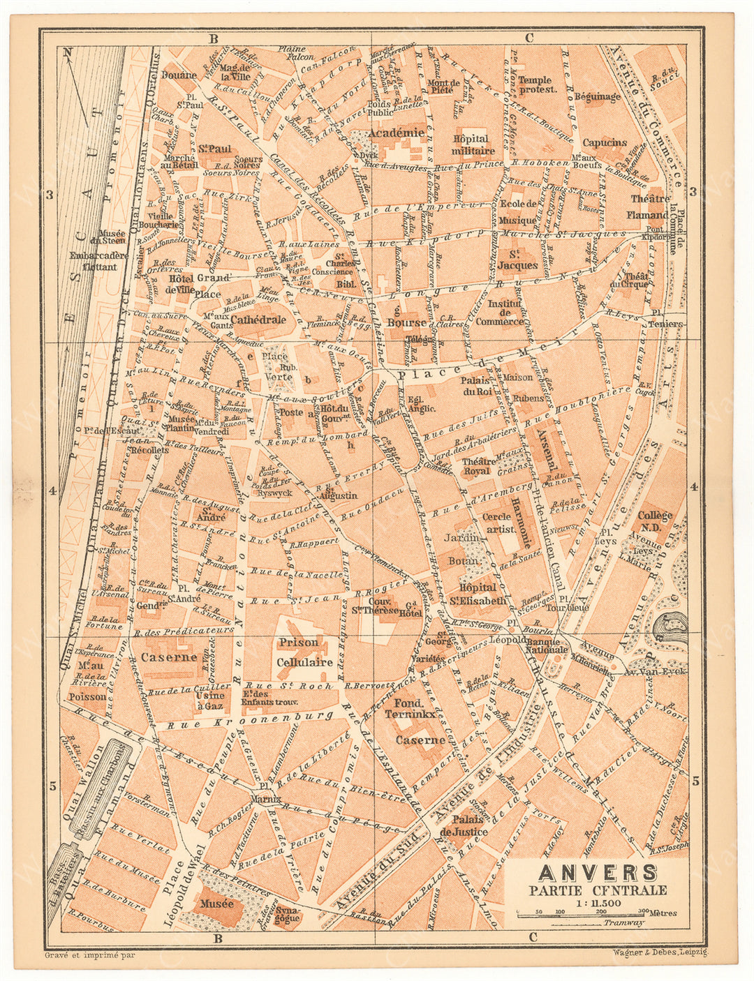Antwerp, Belgium 1897: City Center