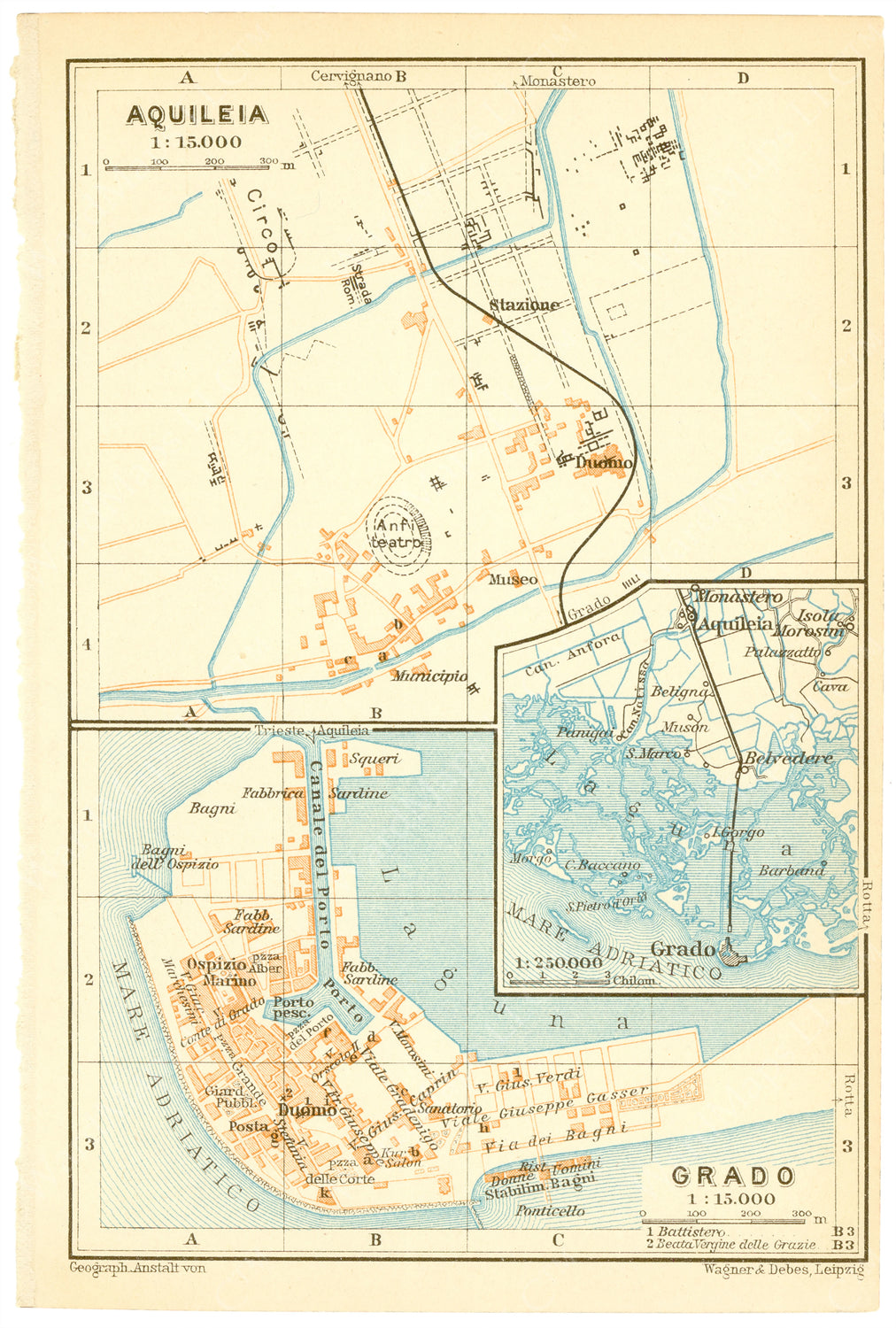 Aquileia and Grado, Italy 1913