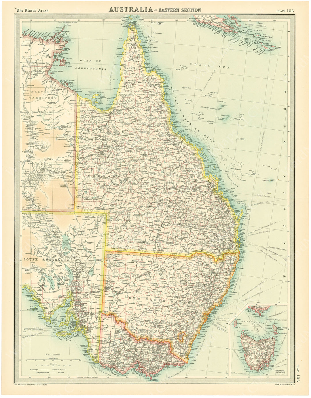 Australia 1922: Eastern Part