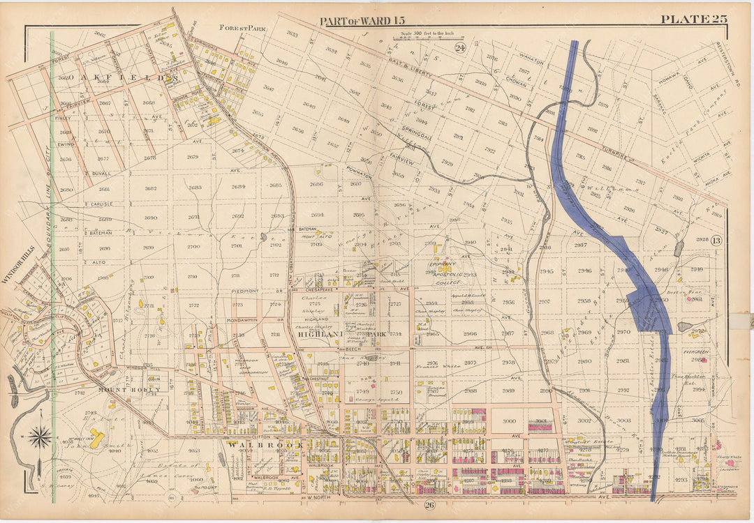 Baltimore, Maryland 1906 Plate 025